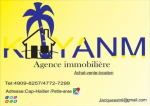 Agence Immobilière Kayanm – Limonade & Cap-Haïtien