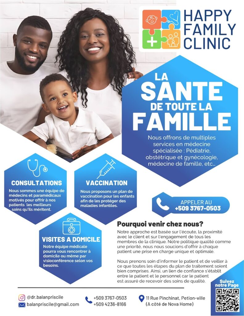 Happy Family Clinic – Clinique Médicale à Pétion-Ville