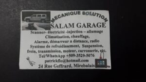 SALAM GARAGE – Réparation Auto à Mirebalais