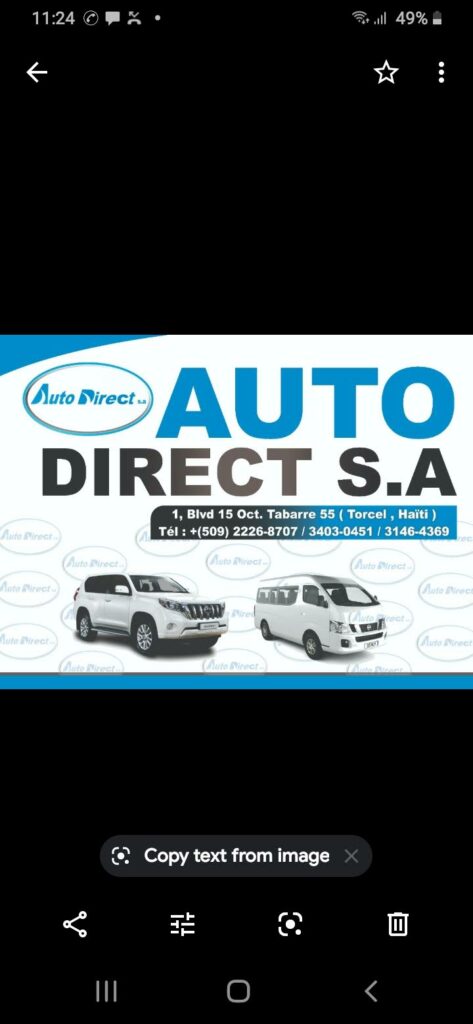 Auto Direct S.A – Concessionnaire Auto Port-au-Prince