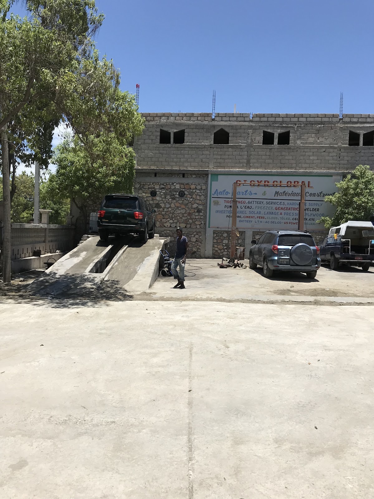 Global car wash and sports bar