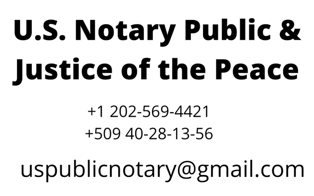 U.S. Notary Public