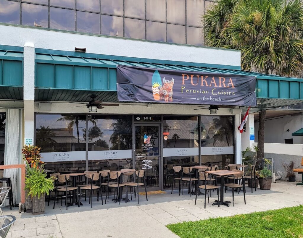 Pukara Peruvian Cuisine on the beach