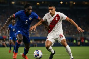 Haïti s&rsquo;incline face au Pérou (1-2) dans le dernier test avant le Mondial