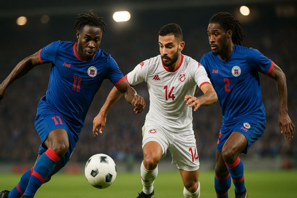 Haïti s&rsquo;incline face à la Tunisie (0-1) dans son premier match de préparation