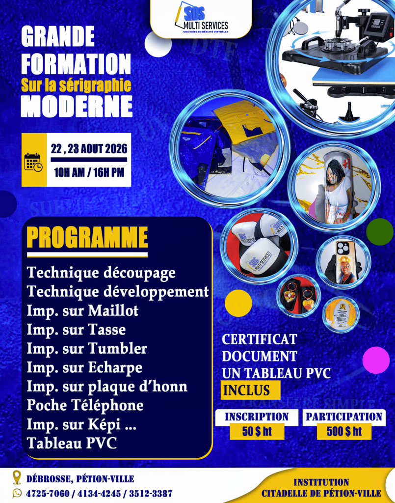 Formation en sérigraphie moderne